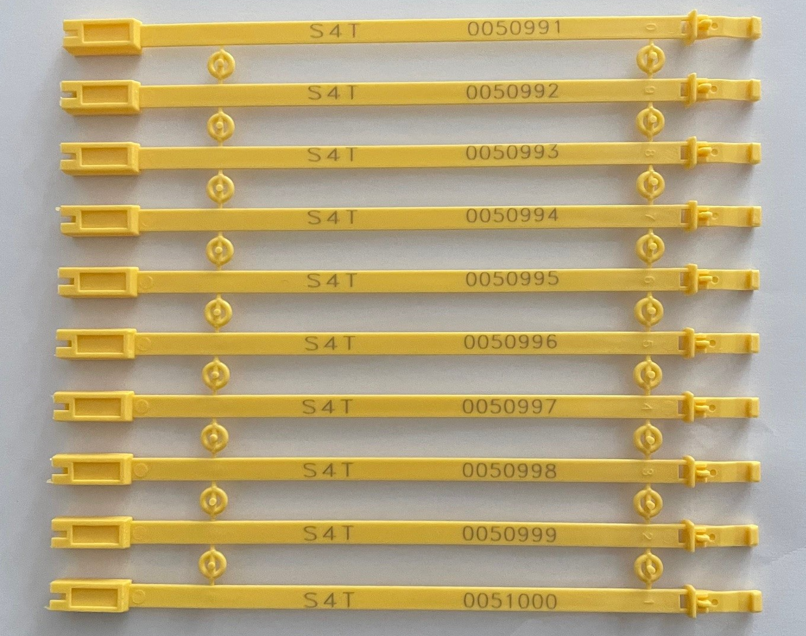 Truck Seal (various colours) - 200mm (carton of 1000 seals) - Security4Transit