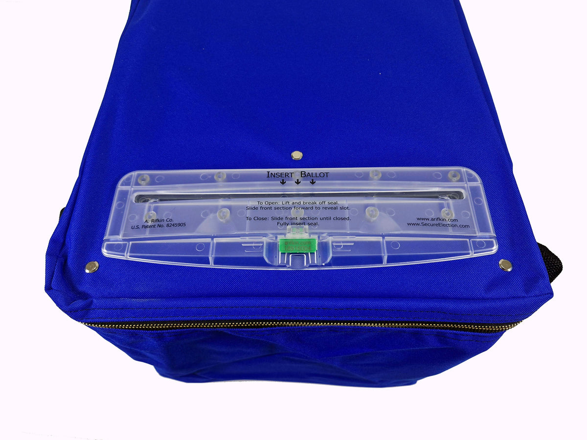 Dual-Lock, Collapsible Ballot Bag with Keyless Security Slot - Security4Transit
