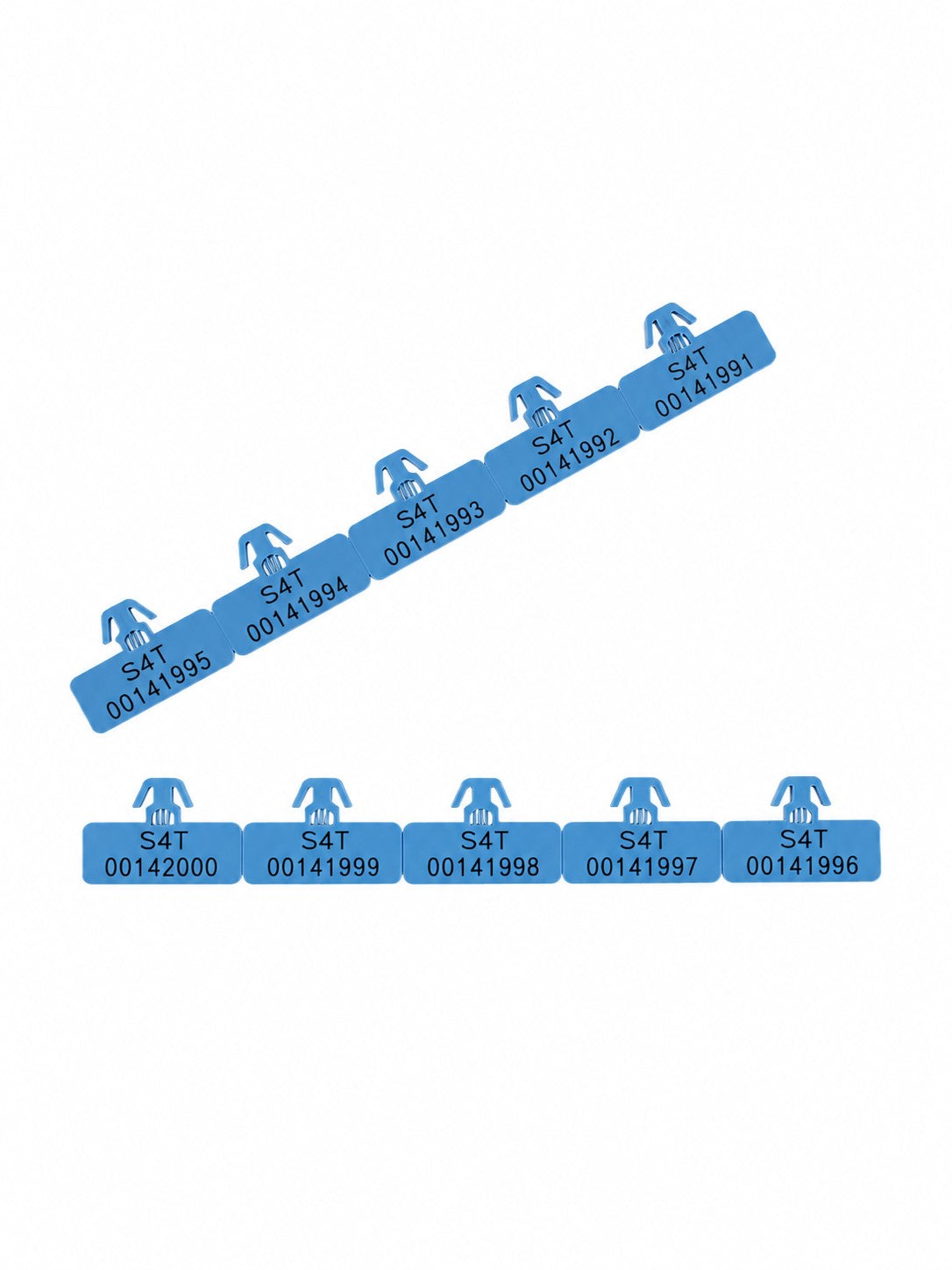 Tebco DCM clip seal - various colours - carton of 1000 seals - Security4Transit