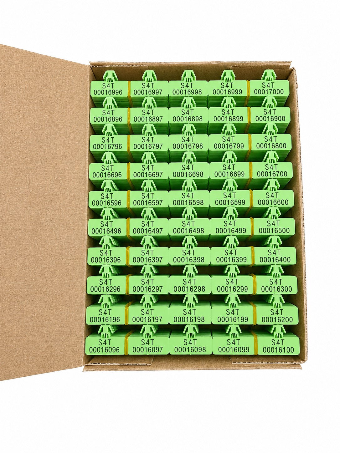 Tebco DCM clip seal - various colours - carton of 1000 seals - Security4Transit