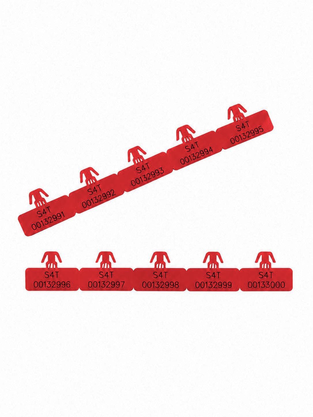 Tebco DCM clip seal - various colours - carton of 1000 seals - Security4Transit