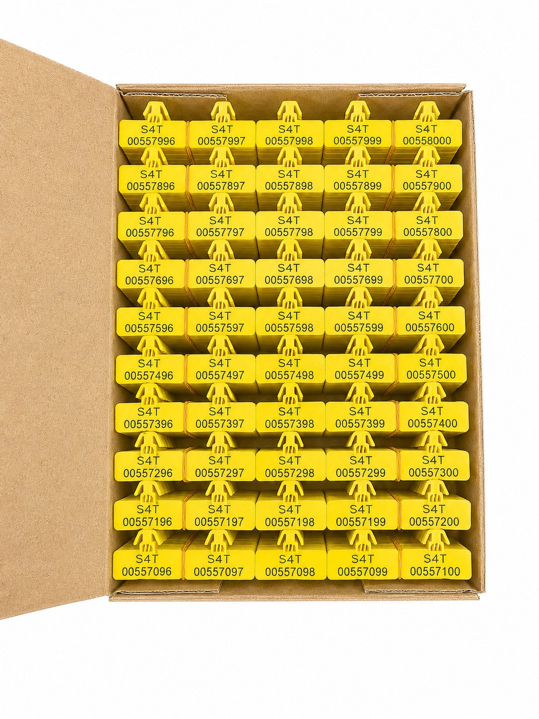 Tebco DCM clip seal - various colours - carton of 1000 seals - Security4Transit