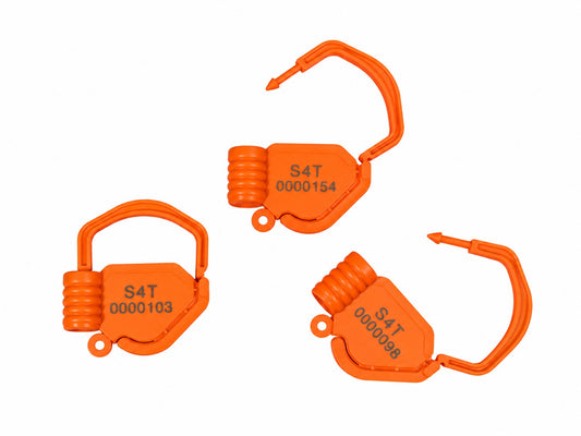 Padlock Seal (orange - pack of 500 seals) - Security4Transit