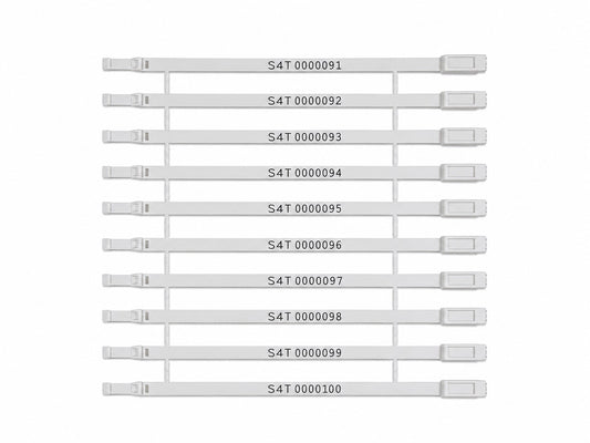 Truck Seal (200 mm white - carton of 1000 seals) - Security4Transit