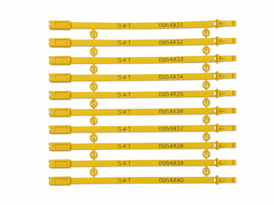 Truck Seal (200mm yellow - carton of 1000 seals) - Security4Transit