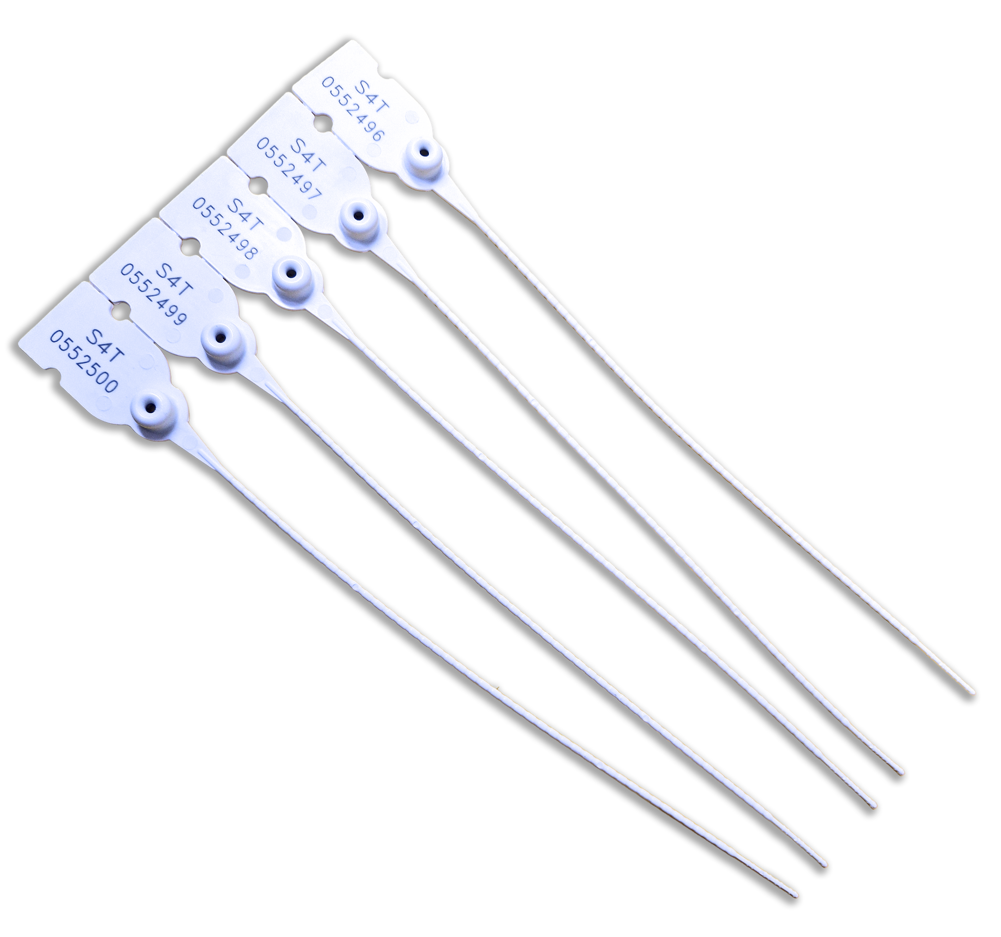 Plastic Seal - White - 27cm (carton of 5000 seals) - Security4Transit