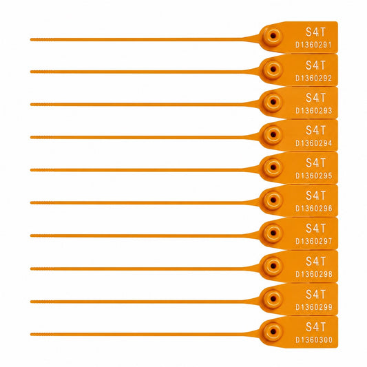 Plastic Seals (Orange) - 165mm (carton of 5000 seals) - Security4Transit