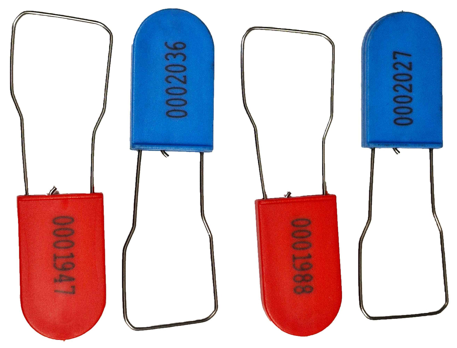 Padlock Seals (various colours - pack of 100 seals) - Security4Transit