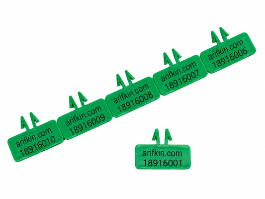 BT Clip Seals (green - strip of 5 seals) - Security4Transit