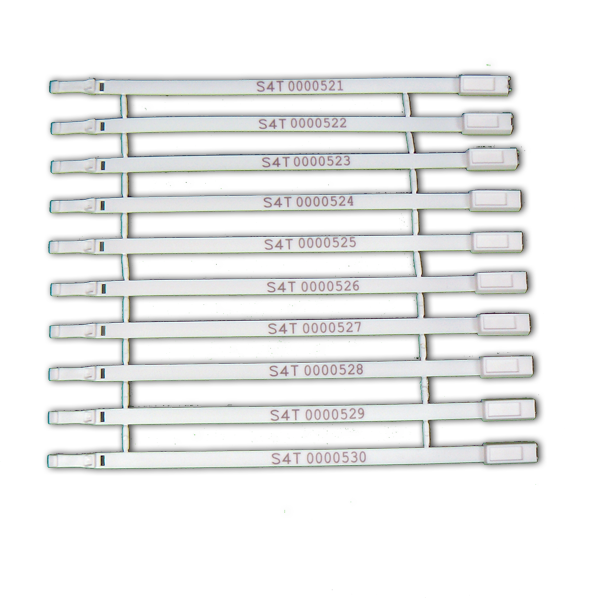 Strap Seal (White) - 200 mm (1000 seals) - Security4Transit