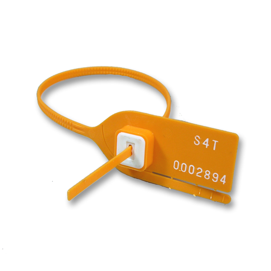 Transport Plastic Seal - Orange - 370mm (Pack of 100 seals) - Security4Transit