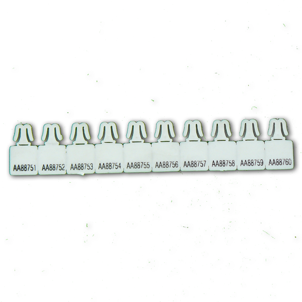 Tebco UVM Seals - White (1000 seals) - Security4Transit