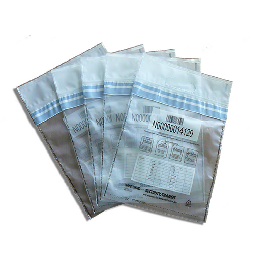 Note & Coin satchel with handle (500) - Security4Transit