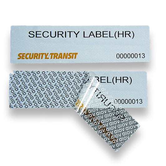 Security Label High Residue (500 labels per roll) - Security4Transit